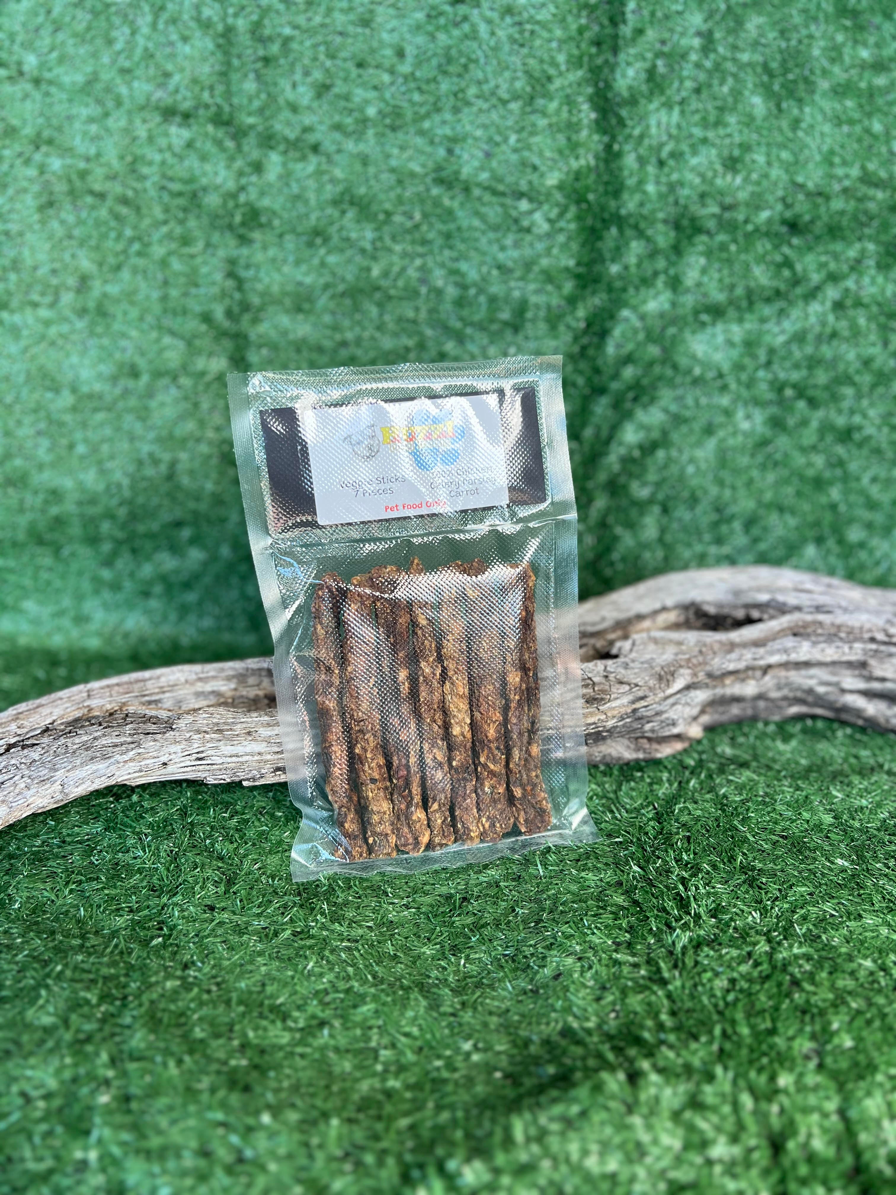 Huzzi Chicken & Veggie Sticks | Huzzi Dog Treats Tasmania